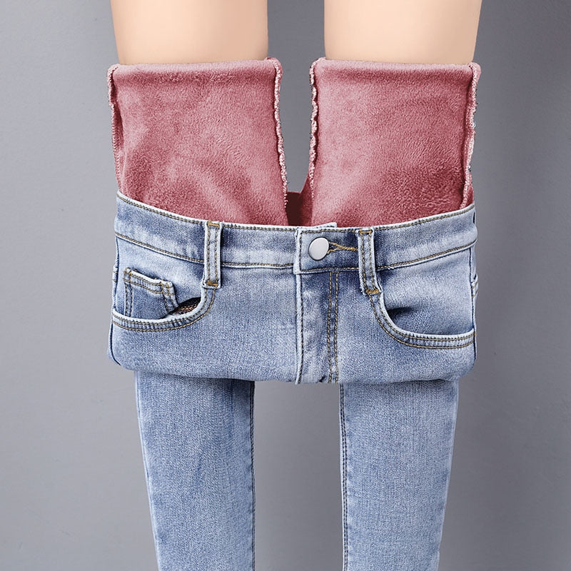 Warm Jean Pants For Women