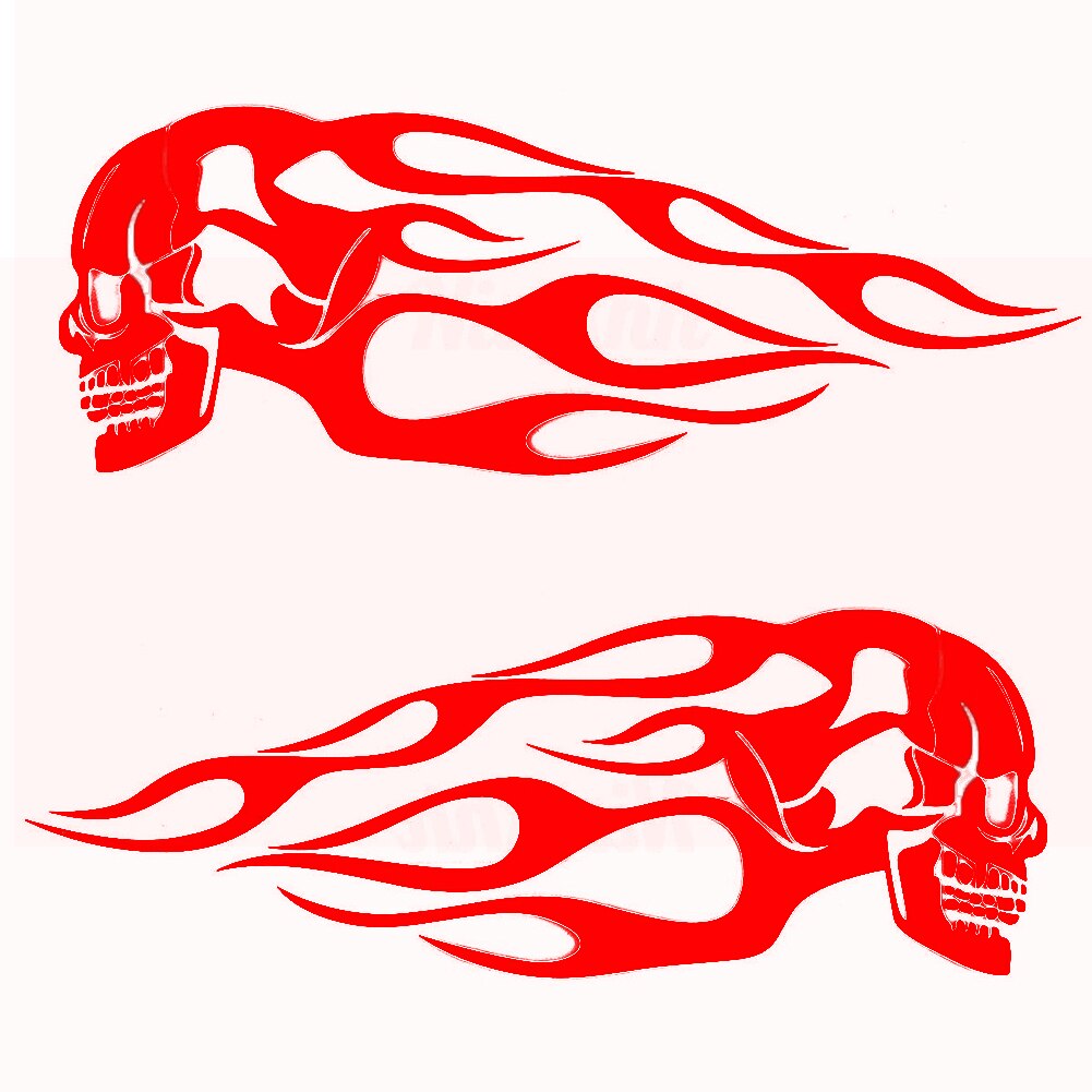 2 Piece Motorcycle Decals