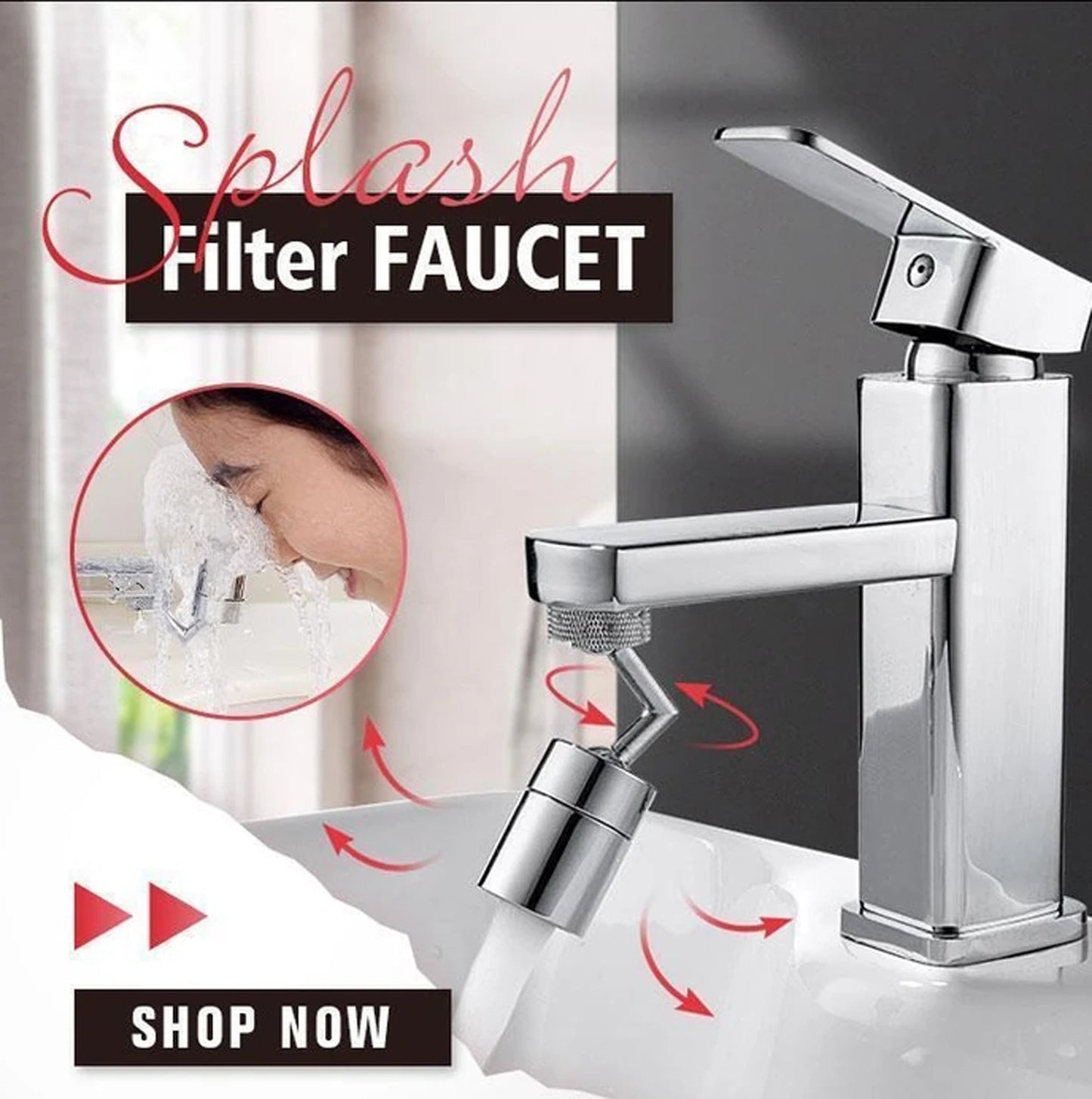 720 Degrees Universal Splash Filter Faucet