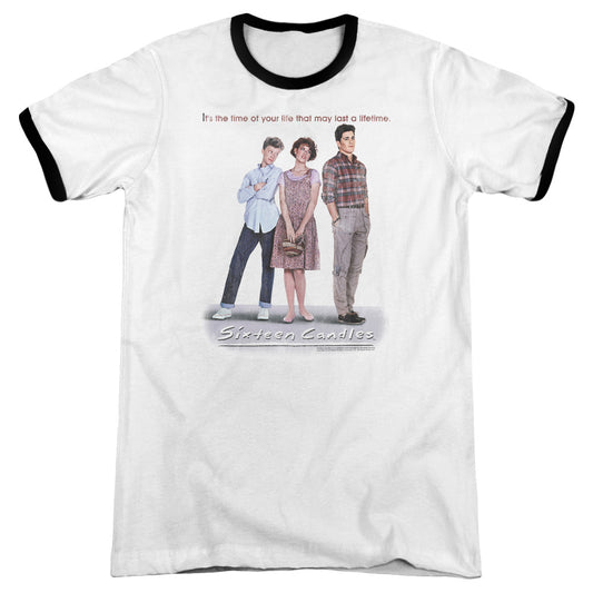 Sixteen Candles/poster - Adult Ringer - White/black