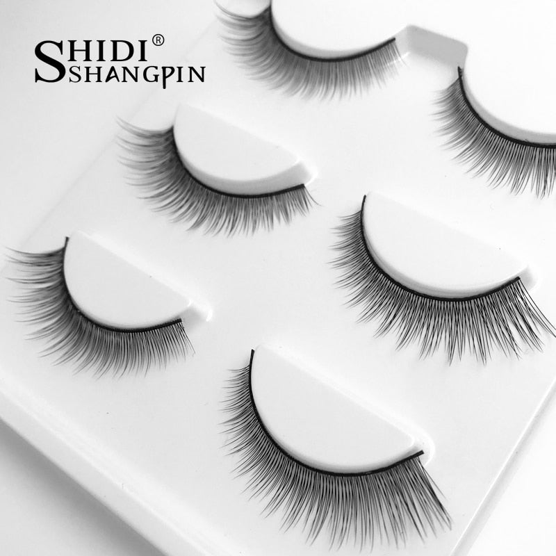 3 pairs Natural False Eyelashes eyelash Extension full strip lash makeup tool Maquillage cilia cilios Eye lashes Faux Cilios