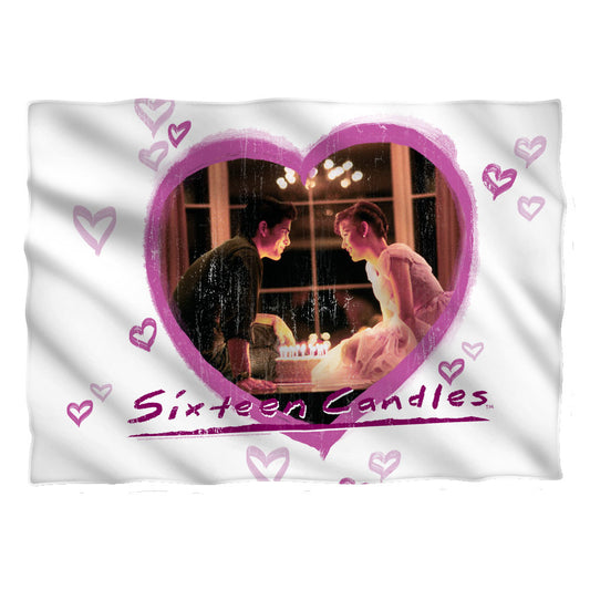 Sixteen Candles/heart-pillow Case-white