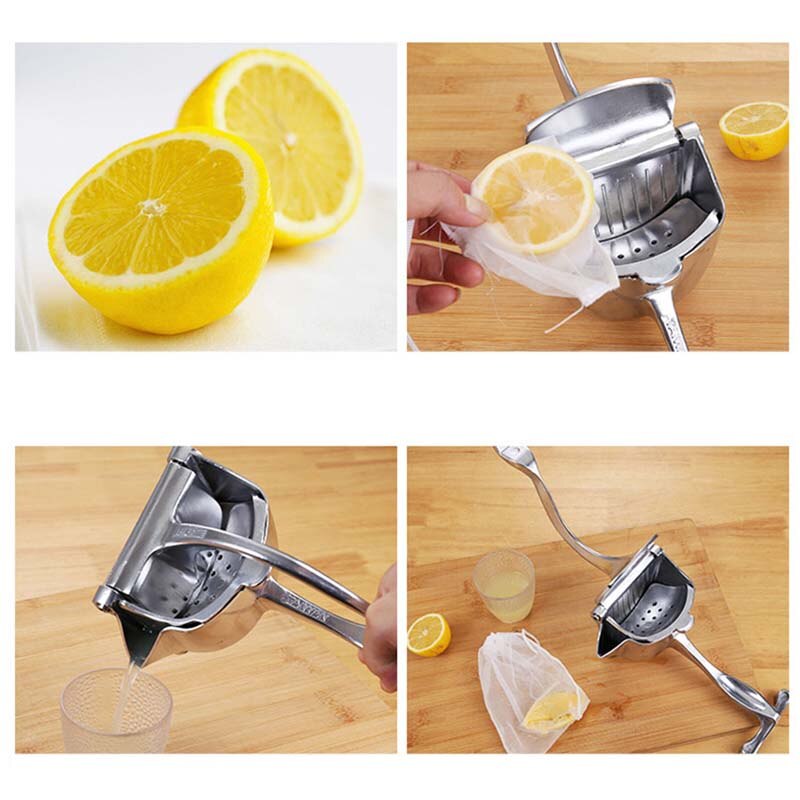 Aluminum Alloy Manual Juicer Juice Squeezer Hand Pressure Pomegranate Orange Lemon Sugar Cane Juice Kitchen Fruit Tool Machine