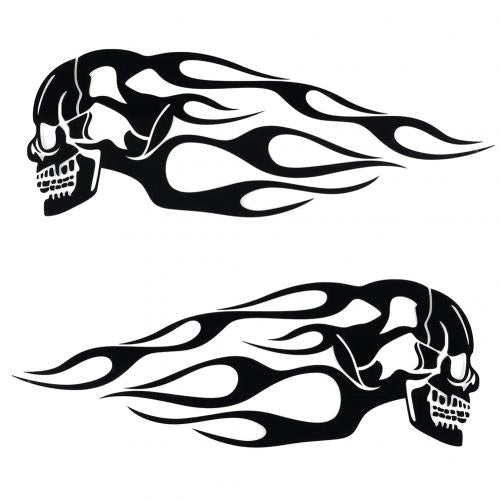 2 Piece Motorcycle Decals