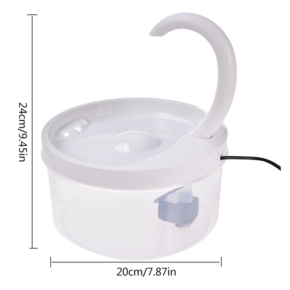 2L Pet Water Fountain Cat Swan Neck Pet Cat Dog Automatic Drinker Fountain Water Dispenser For Cats Dogs 2021 New