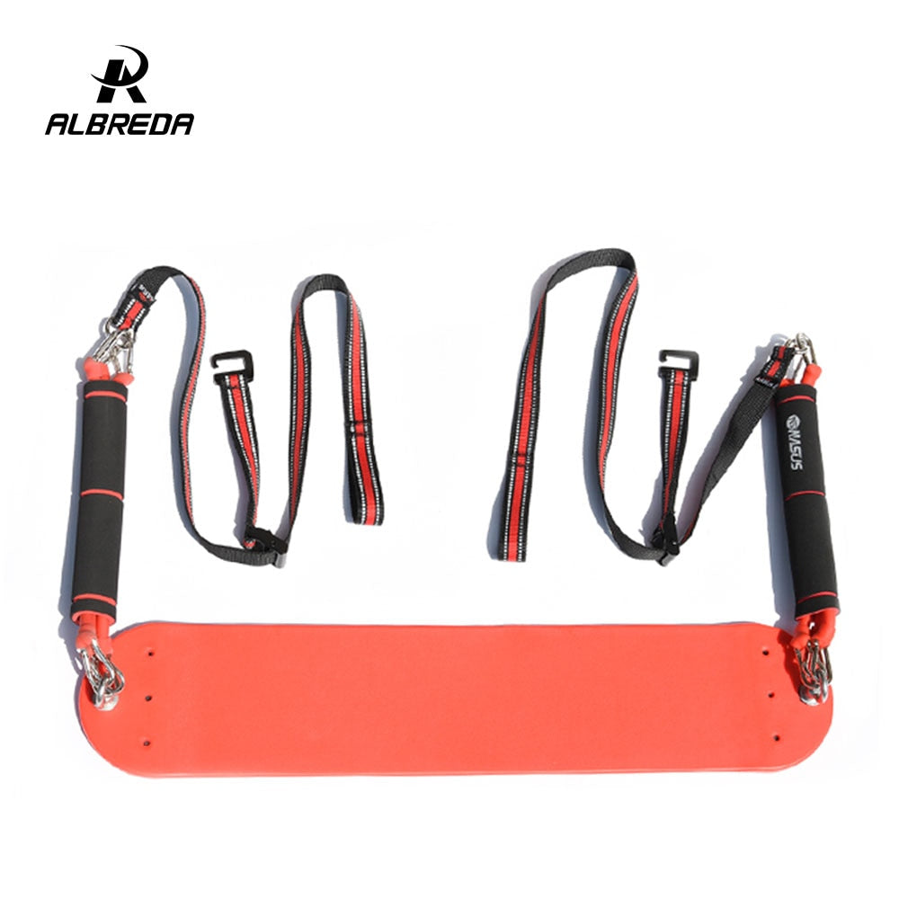 ALBREDA Sport Fitness door Resistance Band Pull up Bar Slings Straps horizontal bar Hanging Belt Chin Up Bar Arm Muscle Training