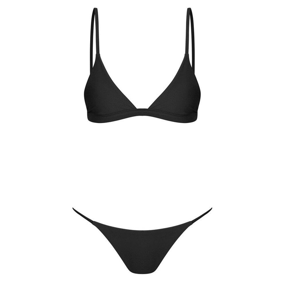 Women Bandeau Bandage Bikini Set Push-up Brazilian Swimwear Beachwear Swimsuit Women's Biquini Beachweart Dropshipping L3