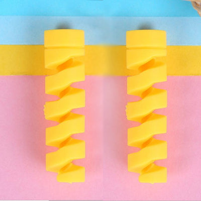 Spiral Cable protector Data Line Silicone Bobbin winder Protective For iphone Samsung Android USB Charging earphone Case Cover