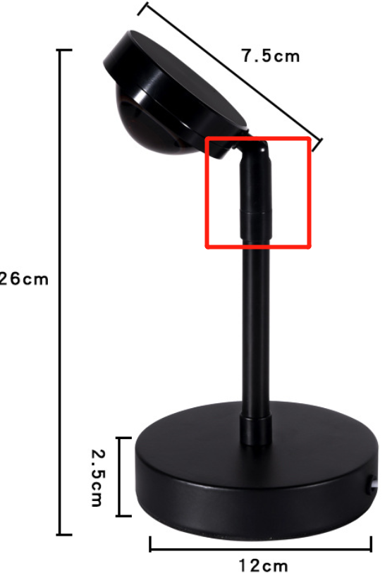 Sunset Projector Lamp Rainbow Atmosphere Led Night Light for Home Bedroom Coffee shop Background Wall Decoration USB Table Lamp