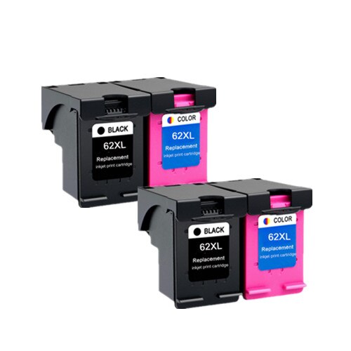2PK Compatible Ink Cartridge 62XL for hp62 62 5640 5660 7640 5540 5544 5545 5546 5548 Officejet 5740 5741 5742 5743 5744