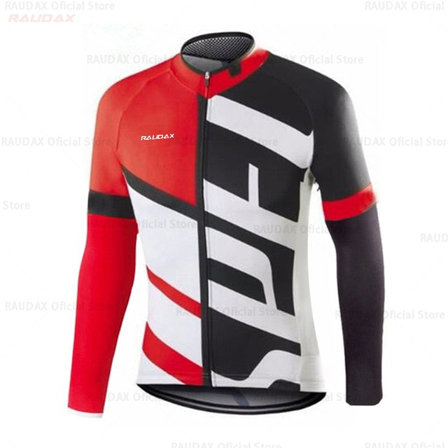 Spring 2021 Sports Raudax Cycling Jersey Autumn Mtb Cycling Clothing Summer Long Sleeve Triathlon Mountain Bike Bib Pant Set