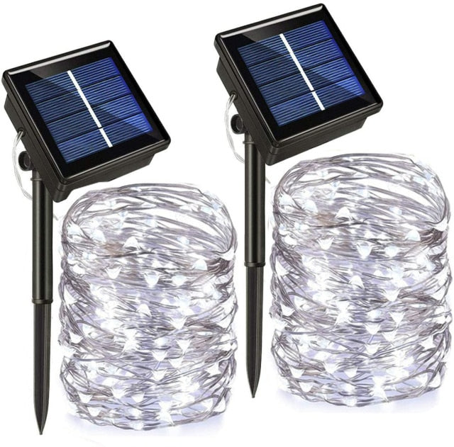 50/100/200/330 LED Solar Light Outdoor Lamp String Lights For Holiday Christmas Party Waterproof Fairy Lights Garden Garland