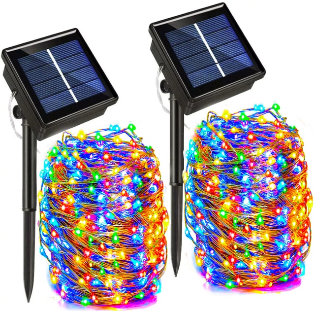 50/100/200/330 LED Solar Light Outdoor Lamp String Lights For Holiday Christmas Party Waterproof Fairy Lights Garden Garland