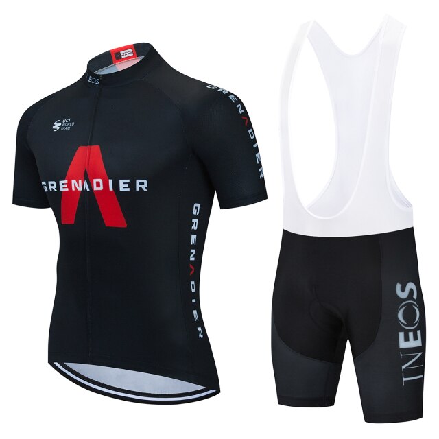 2021 New INEOS Summer Cycling Jersey Set Breathable Team Racing Sport Bicycle Jersey Mens Cycling Clothing Short Bike Jersey