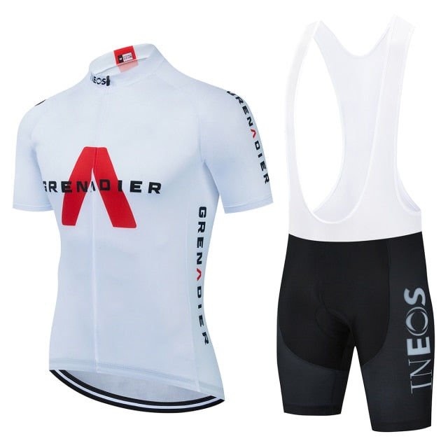2021 New INEOS Summer Cycling Jersey Set Breathable Team Racing Sport Bicycle Jersey Mens Cycling Clothing Short Bike Jersey