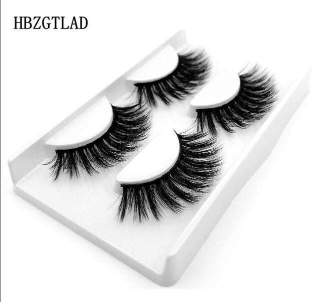 2-10 Pairs 3D Mink Lashes Natural Thick Long False Eyelashes Dramatic Volume Fake Lashes Makeup Eyelash Extension Silk Eyelashes