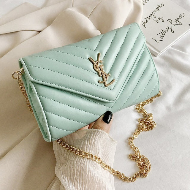 Tote Bags for Women Chain Crossbody Bag Diamond Lattice Shoulder Bag Female Large Leather Plaid Shopper Handbags