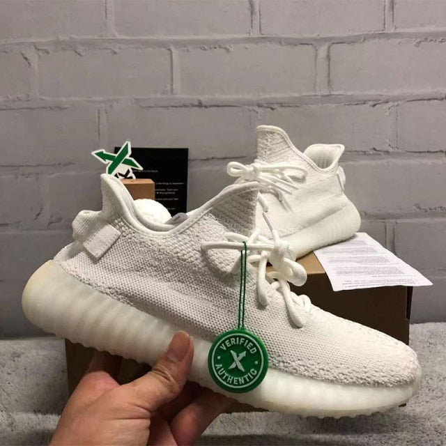 Zapatillas Yeezzzy 350 V2 Men Women Running Shoes Tail light 3M Static Reflective Black white Zebra Sport shoes Top Quality