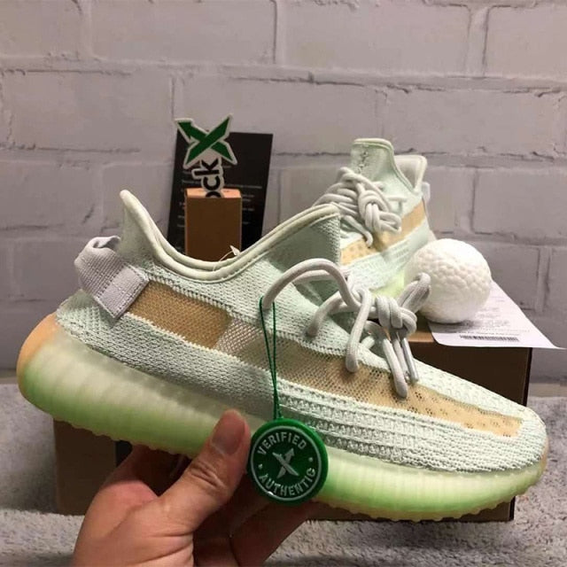 Zapatillas Yeezzzy 350 V2 Men Women Running Shoes Tail light 3M Static Reflective Black white Zebra Sport shoes Top Quality