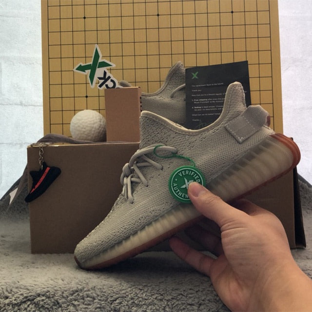 Zapatillas Yeezzzy 350 V2 Men Women Running Shoes Tail light 3M Static Reflective Black white Zebra Sport shoes Top Quality