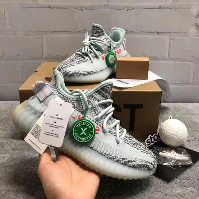 Zapatillas Yeezzzy 350 V2 Men Women Running Shoes Tail light 3M Static Reflective Black white Zebra Sport shoes Top Quality