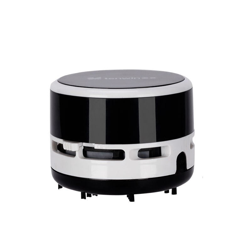 Tenwin Desktop Auto Mini Portable Cordless Dust Sweeper Electric Vacuum Cleaner Desk Set For Classroom Office School Supplies